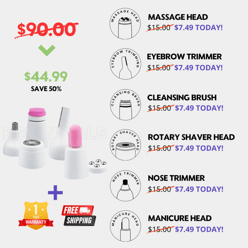 Pluxy Essentials - 6 heads, Unmatched Versatility